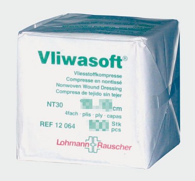 L&R Vliwasoft® Vliesstoffkompresse, 6-fach unsteril