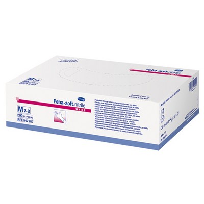 Peha-soft nitrile white puderfrei, unsteril