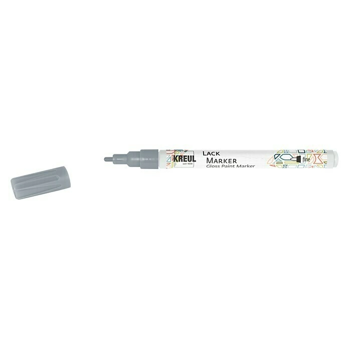 KREUL Lackmarker fine Hobby Line, silber