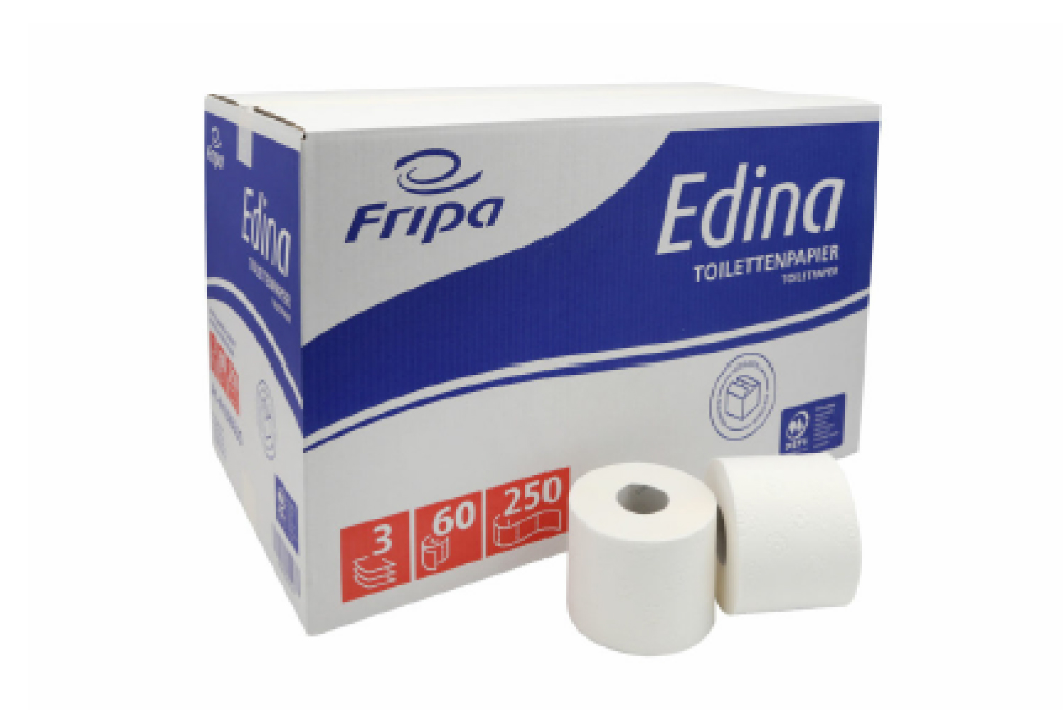 Fripa Edina Toilettenpapier, 3-lagig