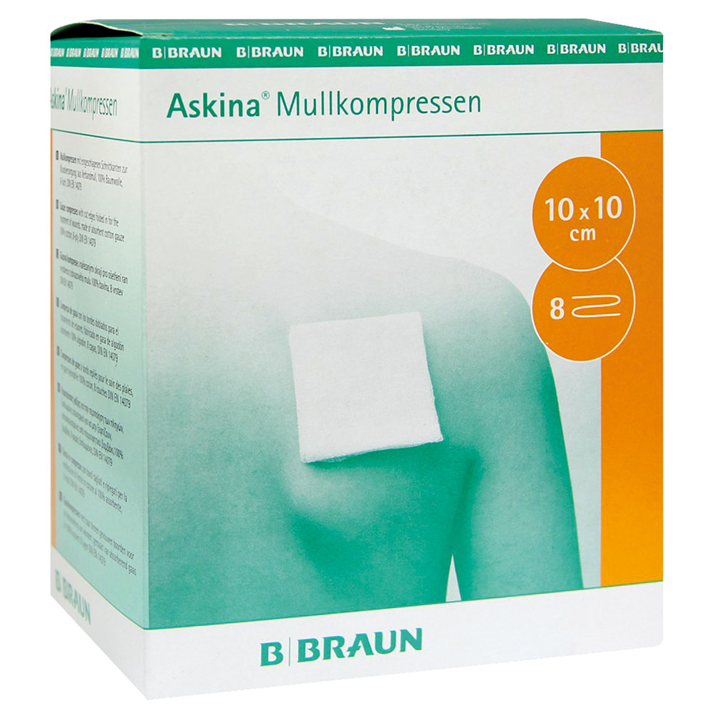 Askina® Mullkompresse 8-fach, steril