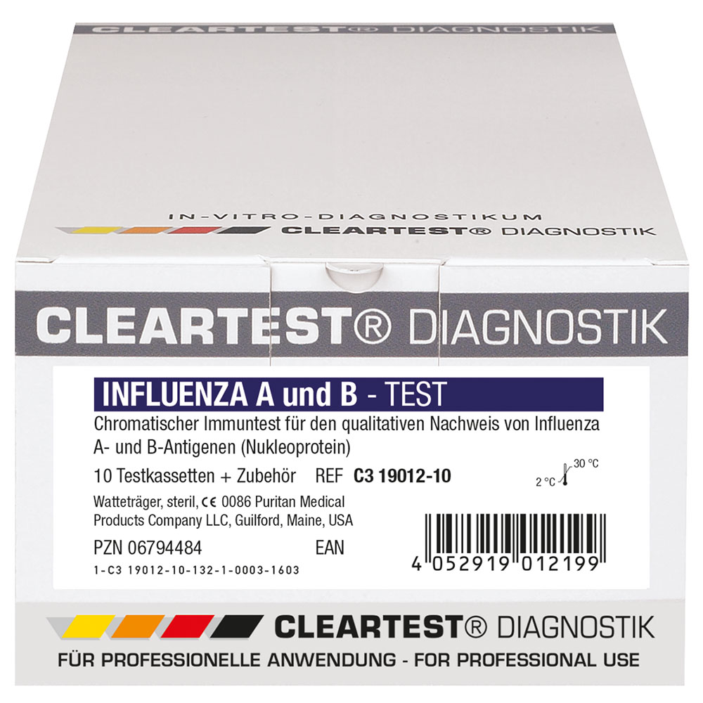 Influenza A+B Kassettentest Cleartest