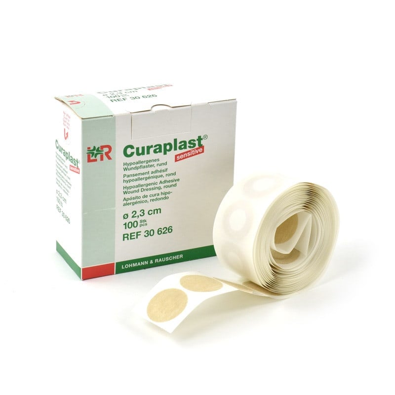 Curaplast® Sensitiv Injektionspflaster rund